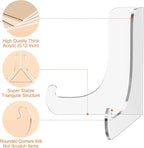 Dooiclear 5 Pack Acrylic Display Stand, Plate Stand - Image 3