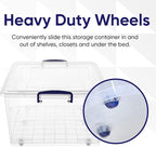 Superio Storage Bins with Lids, Stackable Totes, BPA Free, Odor Free, Organizer - Image 6