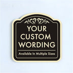 Custom Decorative Outdoor Metal Signs, Personalized Aluminum Signs, Waterproof by SpeedyOrders