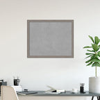 Amanti Art Grey Framed Magnetic Board 35x43 X-Large Vision Board - Image 5