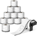 COLORTY Replace for Brother DK-2205 Continuous Printer Labels 2.4" x 100' | DK2205 DK Paper Tape Compatible with Brother QL-820NWB QL-800 QL-810W QL-600 QL-1100nwb Label Printers (12 Rolls + 1 Fram)