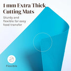 Cooler Kitchen 4 Piece Flexible Plastic Cutting Boards - Image 6