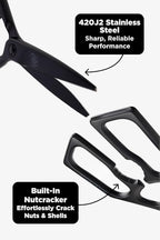 Dalstrong Japanese Stainless Steel Ambidextrous Kitchen Scissors - Image 9