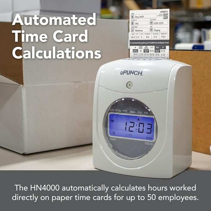 uPunch HN4540 Comprehensive Small Business Start-Up Kit: AutoAlign Calculating - Image 6