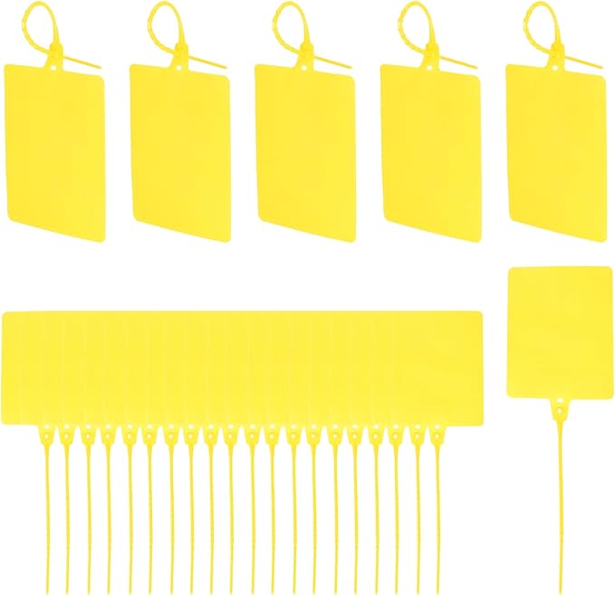 MECCANIXITY Plastic Seals Shipping Tags, by MECCANIXITY