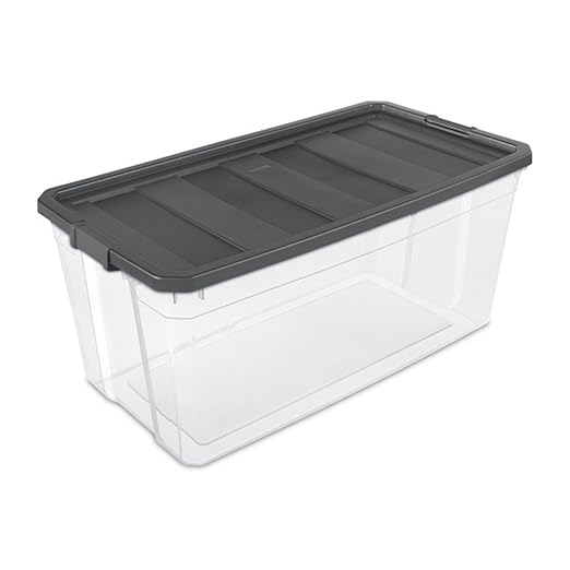 Sterilite 3-Pack Modular Stacker Box, Durable Clear Plastic Storage Bins - Image 2
