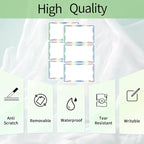 STARLIBOO Holographic Colored Labels Stickers, 3X5 Inch Removable Large Label - Image 3