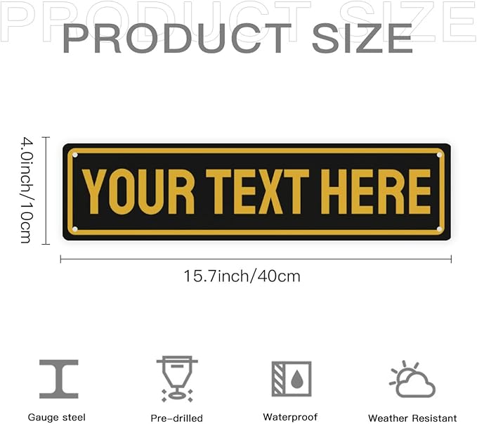 Custom Street Sign Bulk Personalized Metal Signs - Image 2