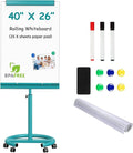 TSJ OFFICE Rolling Whiteboard Standing by TSJOFFICE