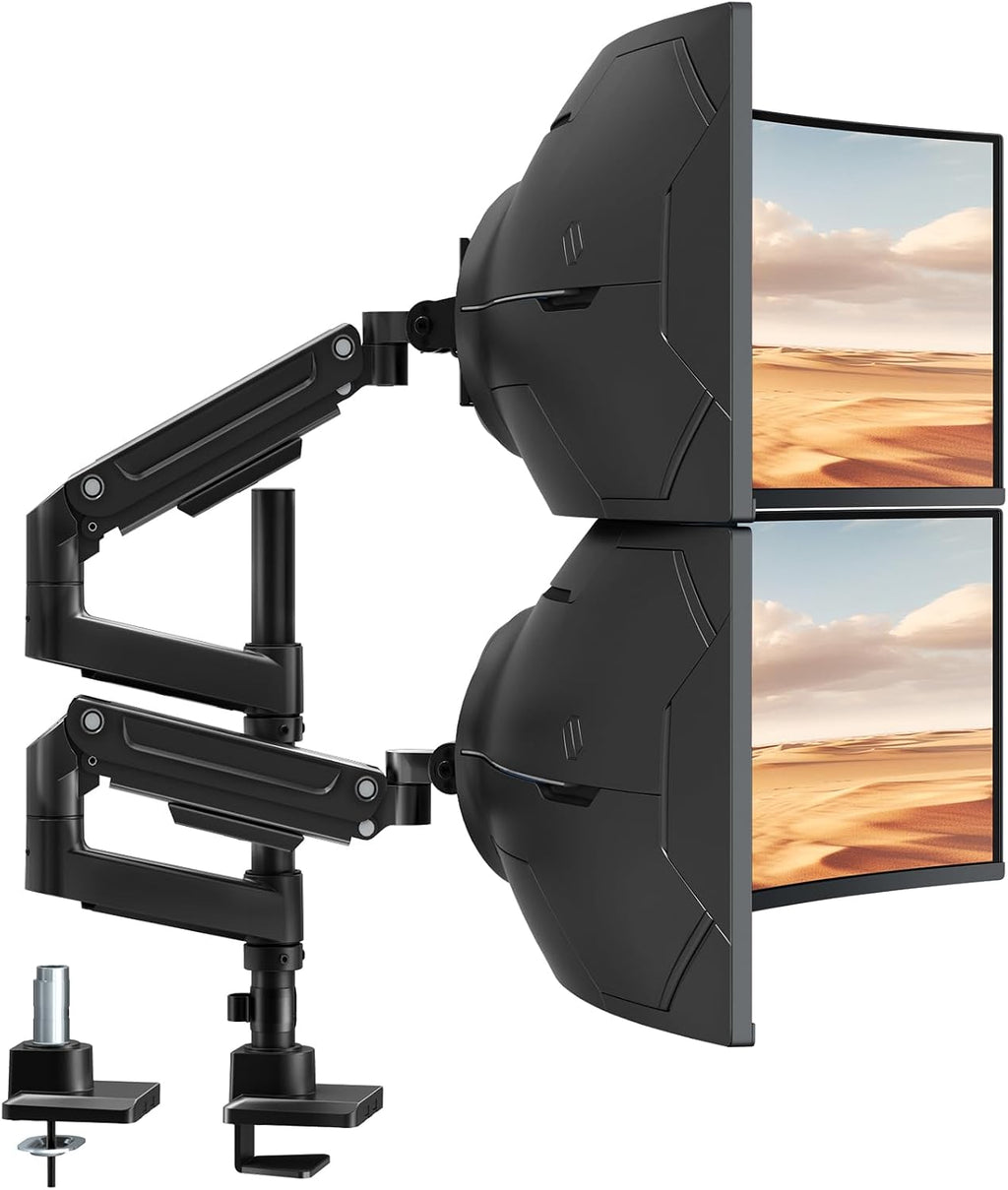 heavy duty dual monitor arm for 17-49" screens, view 9