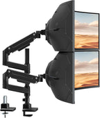 heavy duty dual monitor arm for 17-49" screens, view 9
