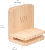 MobileVision Slim Bamboo Charging Station & Compatible Adapter - Image 3