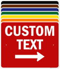 Custom Arrow, Custom Directional Sign, Right Arrow, 24x30 Inches, Rust Free