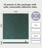 DECORITA Green Bulletin Board | Large Cork Boards Alternative - Image 2