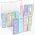 Four Candies 0.5mm Lead Refills in Case, 12 Tubes of 0.5 Lead, 60 Pieces per by FourCandies