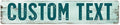 Custom Sign, Custom Street Sign, 11 Font Colors, 13 Font Styles, 4 Hole Options by MySignCenter