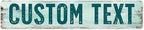 Custom Sign, Custom Street Sign, 11 Font Colors, 13 Font Styles, 4 Hole Options by MySignCenter