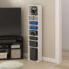 Furinno Indo DVD Shelf, 8-Tier CD Rack, Media Shelf - Image 2