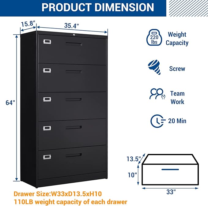 Fesbos Lateral File Cabinet - Image 3