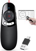 2 in 1 USB Type C Spotlight Presentation Clicker, Advanced Digital Highlighting