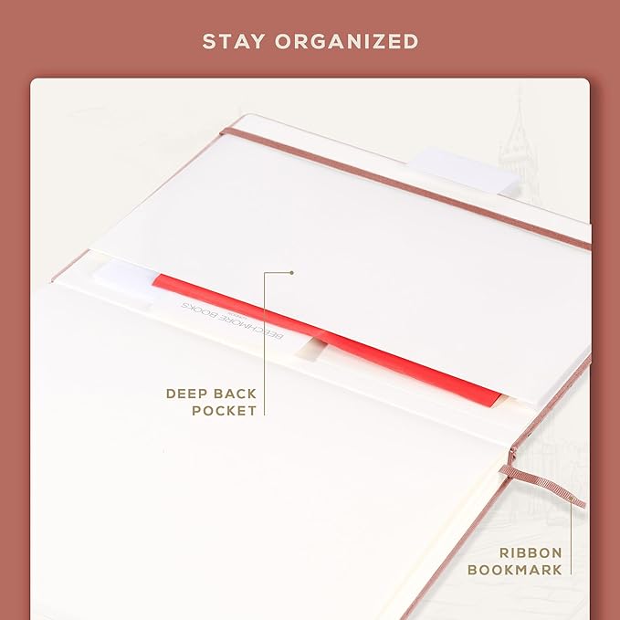 Beechmore Books A3 Sketchbook – 11.7x16.5 Premium Vegan Leather Bound Extra - Image 5