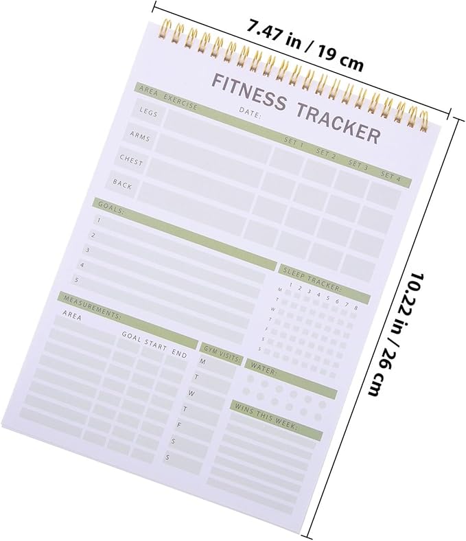 CIYODO Fitness Journal Notebook Workout Planner - Image 2