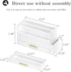Wisuce Home Wooden Desk Organizer, Desktop Organizer File Sorter - Image 4