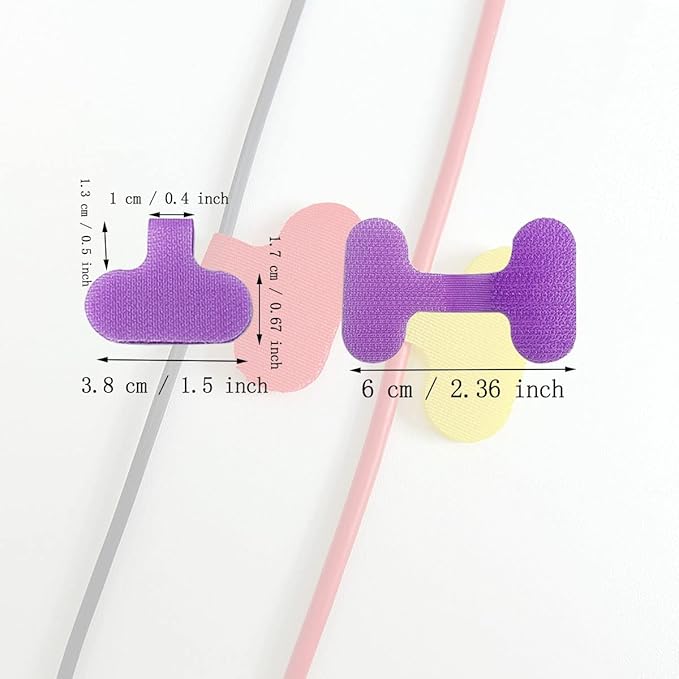 30 PCS Cable Labels, Oval Multi-Color Electronic Cable Identification Tags - Image 3