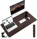 YSAGi Non-Slip Leather Desk Pad L Size, Waterproof Laptop Computer Desk by YSAGi