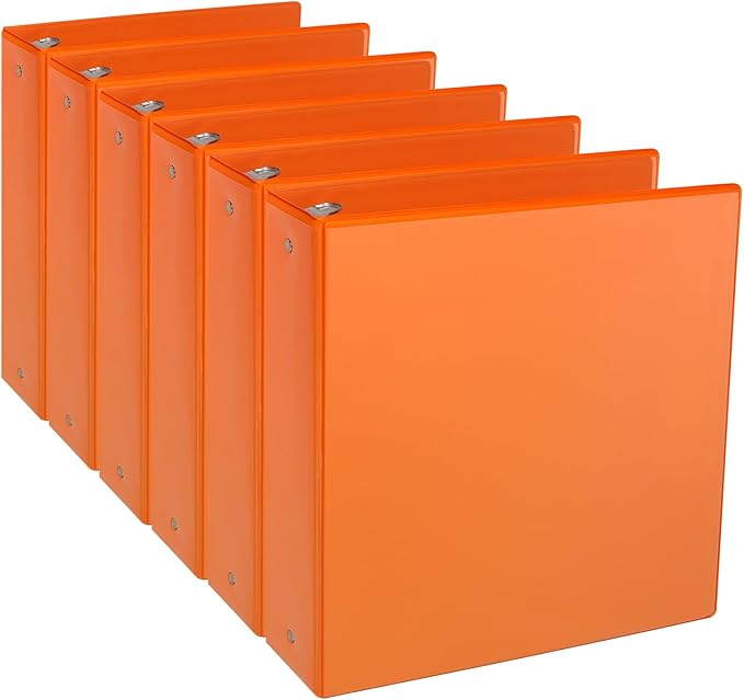 CIXILDTS 2-inch Round Ring Binder, Durable 2" 3 Ring Binder Fit Letter Size by CIXILDTSOffice