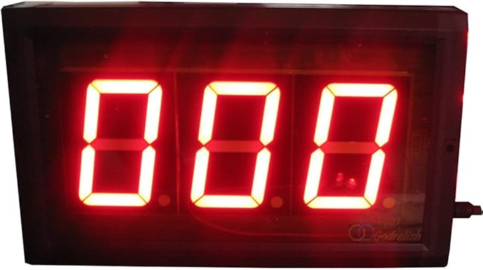 3-inch LED Days Countdown or Countup Timer Max 999 Days Event Reminder Counter by Unknown