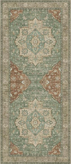 GENIMO Runner Rug 2'6"x6 Machine Washable Non Slip Vintage Hallway Runner Rug - Image 8