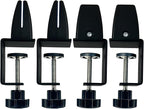 Jhanw 4-Pack Adjustable Aluminum Desk Clamps by Jhanw