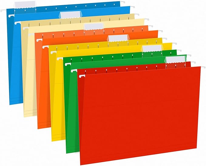 Hanging File Folders, RAZCC 30 Pack Reinforced Hanging Folders Letter Size by RAZCC