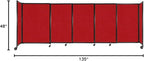 Versare Straightwall Sliding Portable Wall Partition | Freestanding Office - Image 7
