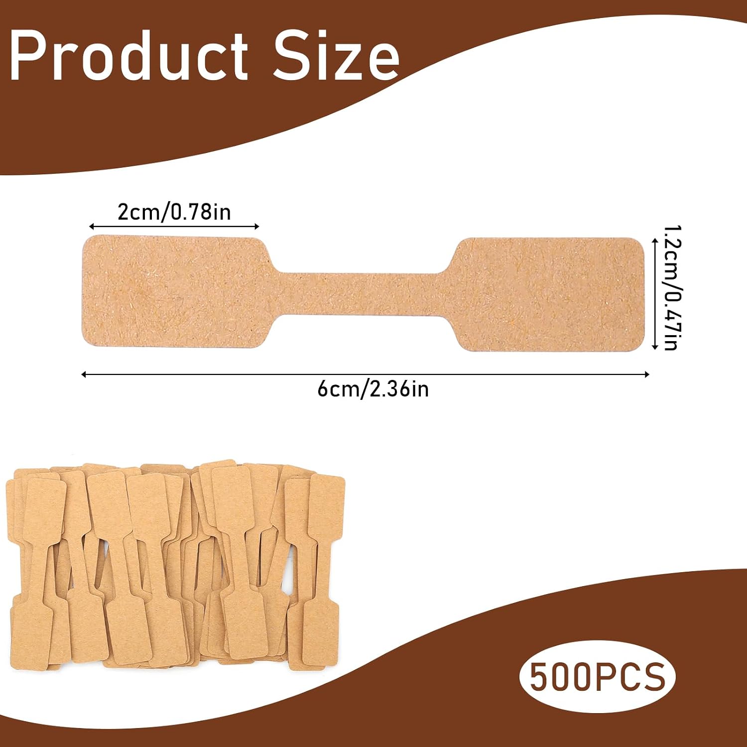 500pcs Blank Jewelry Price Tags Stickers Easy Peel Off, Self Adhesive Price Tag Labels Blank Label Sticker Small Label Stickers Bracelet Tag Pricing Sticker Jewelry Tags for Ring, Crafts