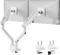 monTEK Dual Monitor Arm, Mechanical Spring Monitor Arm by monTEK