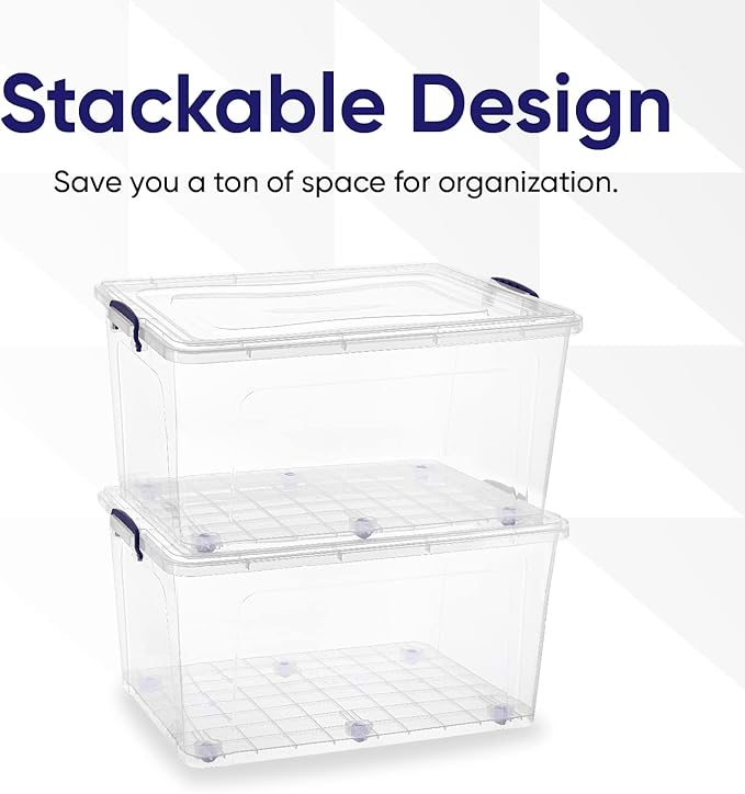 Superio Clear Storage Boxes - Image 3