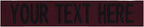 Custom Uniform Name Tapes Solid Colors. Made in The U.S.A. Ships Under 24 by NORTHERNSAFARI
