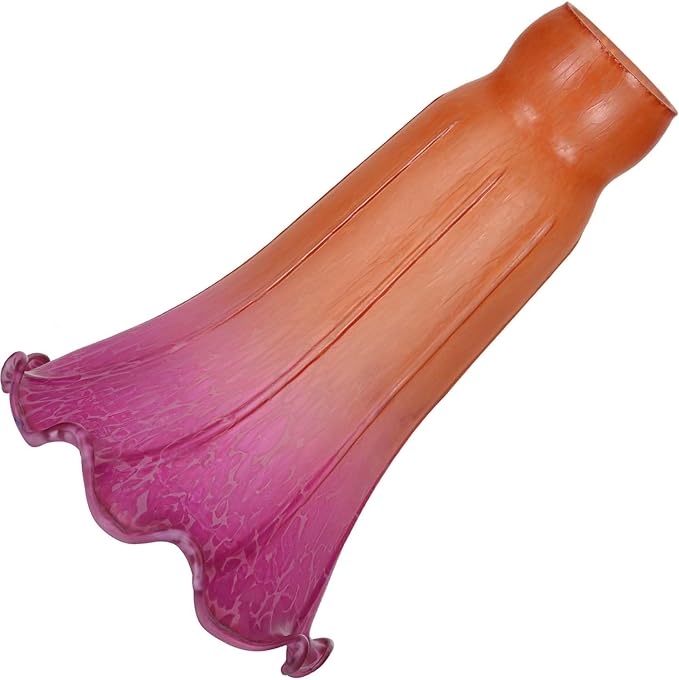 Bieye LS21 Lily Flower Blown Glass Lampshade by Bieye