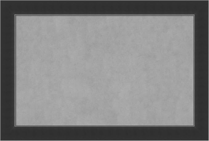 Amanti Art Black Framed Magnetic Board 25x37 Large Vision Board by AmantiArt