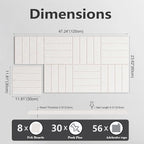 G Gamit Large Felt Wall Tiles Bulletin Board, Large Cork Board Alternative - Image 2