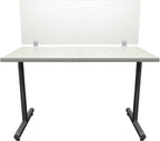 OBEX Frosted Acrylic Desk Mounted Privacy Panel