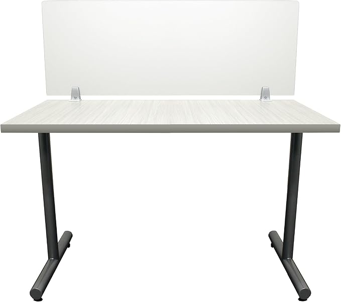 OBEX Clear Acrylic Desk Mounted Privacy Panel by OBEX