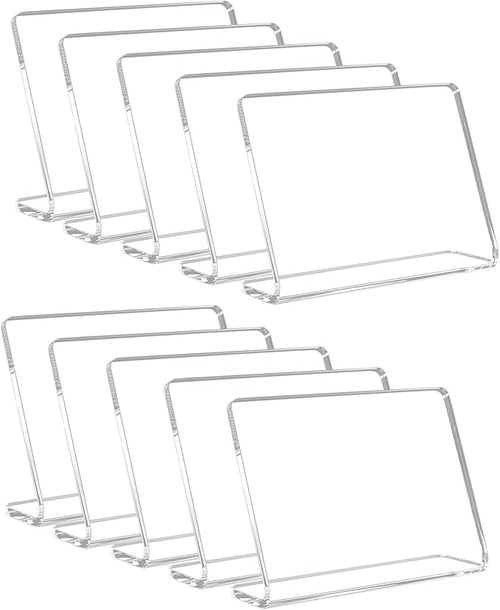 10 Pack Acrylic Mini Chalkboard Signs by AITEE