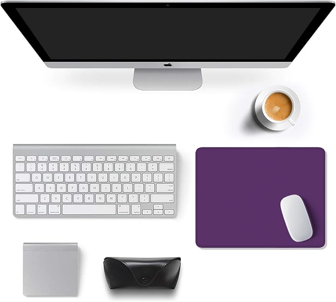 Auhoahsil Mouse Pad, 12 x 10 Inch Square Mousepad, 3mm Thick Rubber Mouse Mat - Image 3