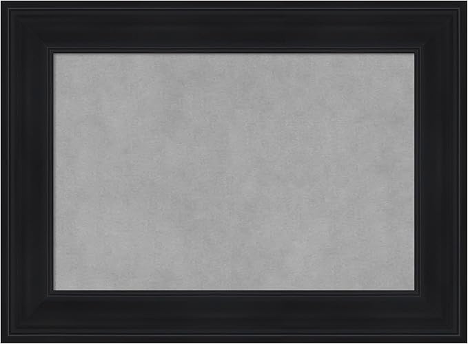 Amanti Art Black Framed Magnetic Board 17x23 Small Vision Board by AmantiArt