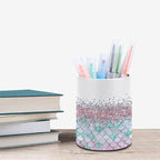 DIYYAO Personalize Sunflower Pattern Circular Pen Holder - Image 6