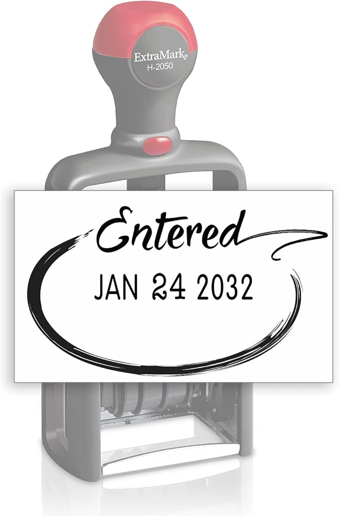 Heavy Duty Style Office Date Stamp by ExtraMark