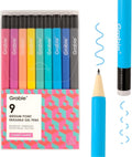 Grabie Erasable Gel Pens, 9 Colors Erasable Pens, Make Mistakes Disappear by Grabie